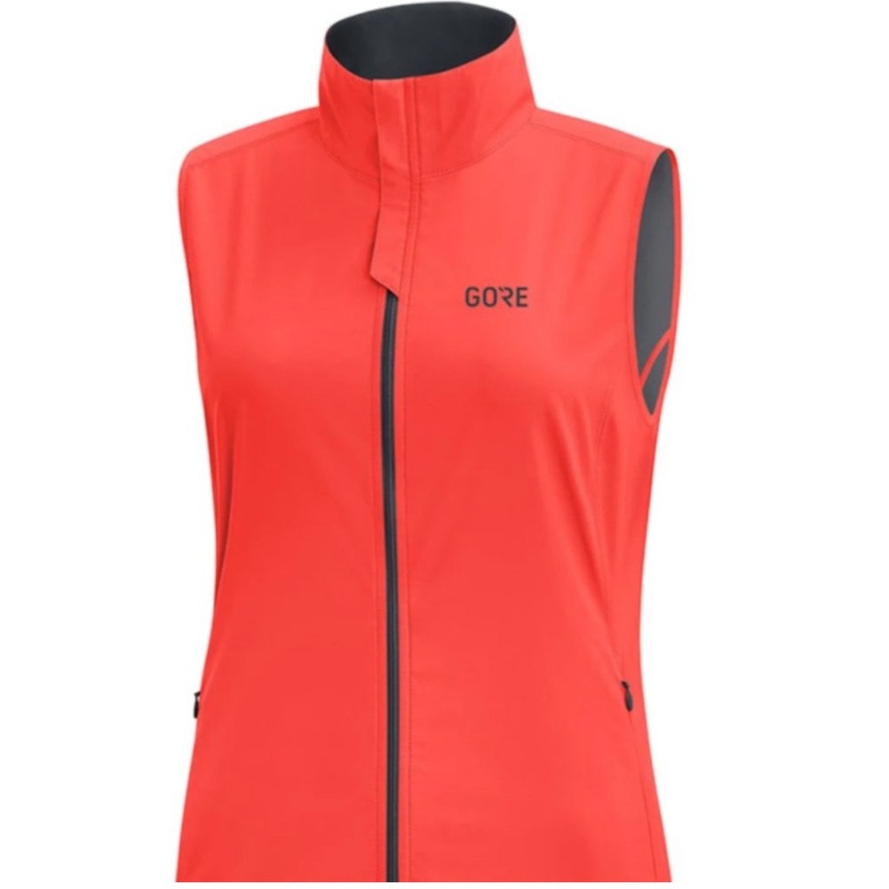GOREWEAR R3 Women Windproof Bike Vest orange Size M USA